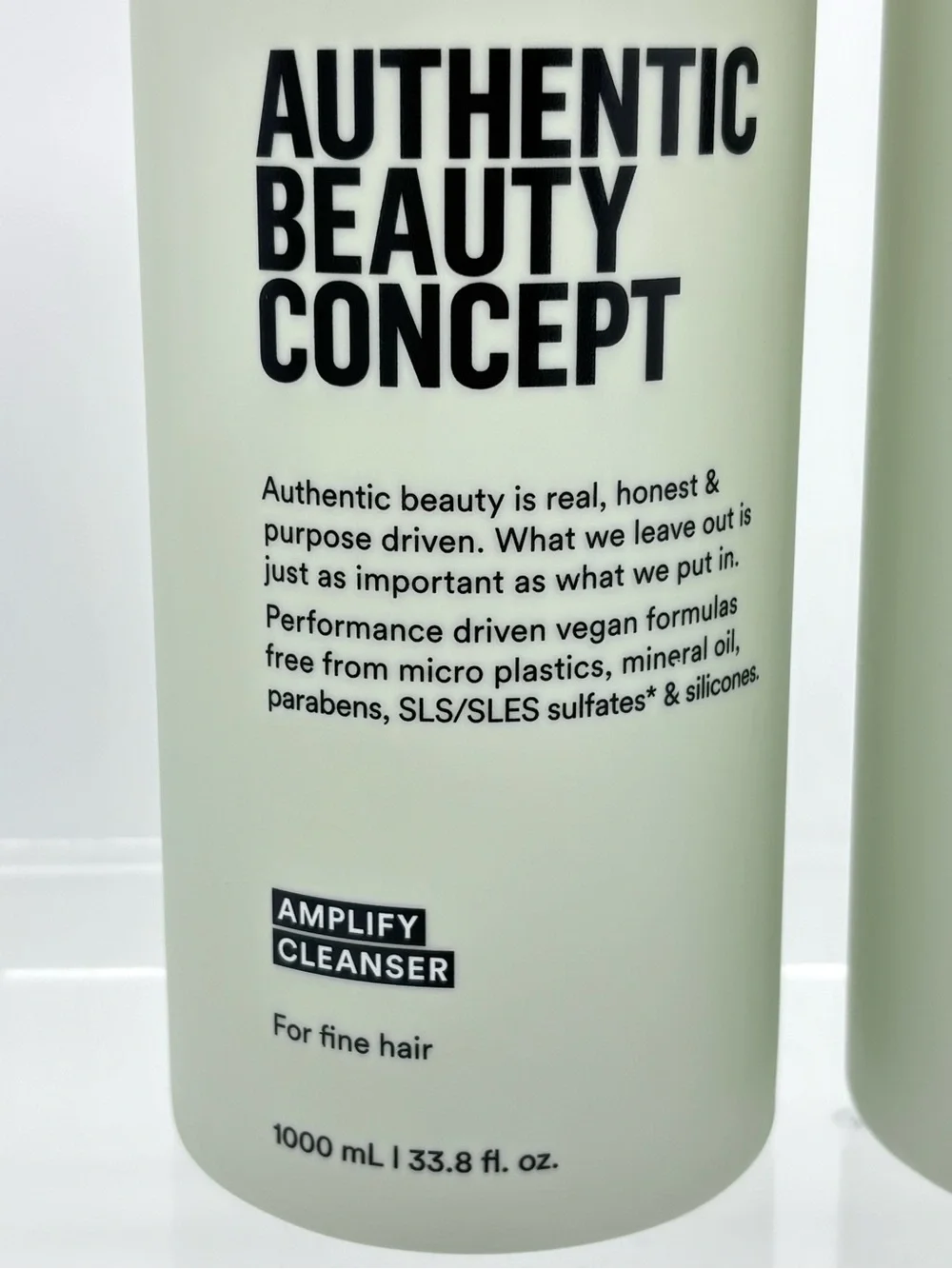 Authentic Beauty Concept Amplify Cleanser Conditioner Set 33.8 Vegan Fine Hair